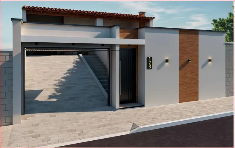 Espaço no quintal, beleza e conforto você encontra nesta casa com 3 quartos, sendo um suite, varanda gourmê com churrasqueira, garagem e mais espaço para vários veículos e para piscina. - foto 1